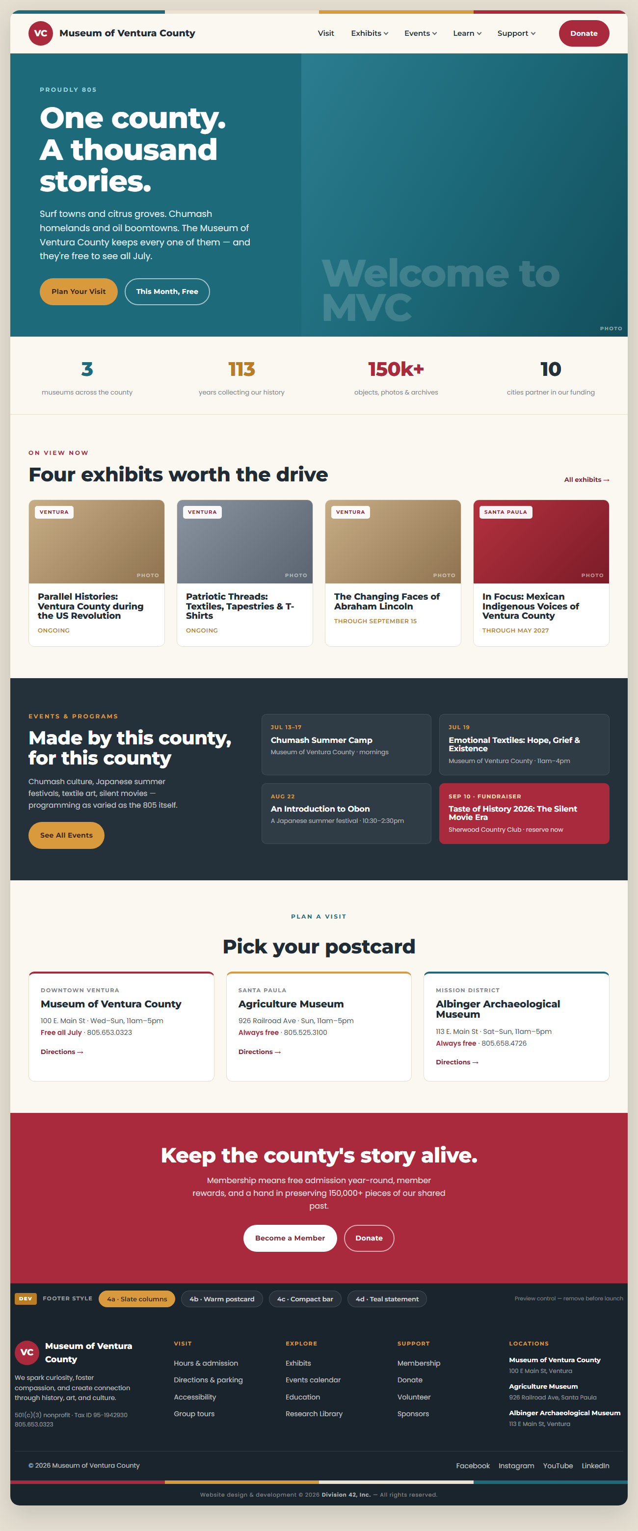 Home page