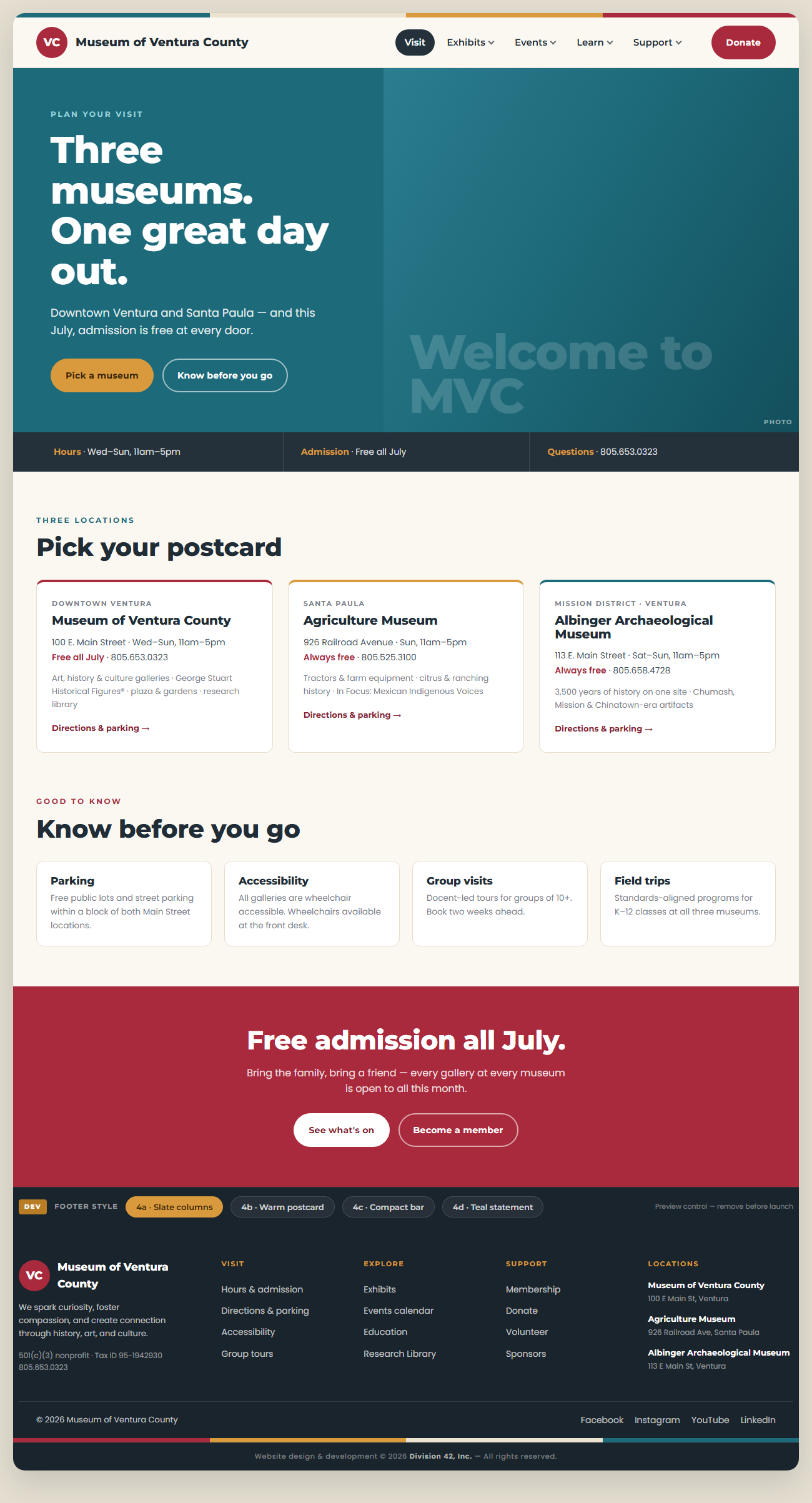 Visit page
